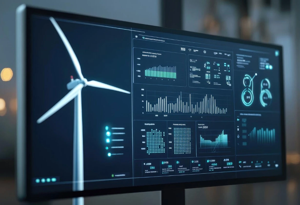AI-powered wind forecasting models - Machine learning analytics